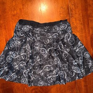 Sparkle Skirt Hiker Size L Steampunk Black. Running shorts with pockets